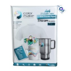 Papel para Sublimar A4 70g Secado Rápido Light Paquete con 100 Hojas Color Make