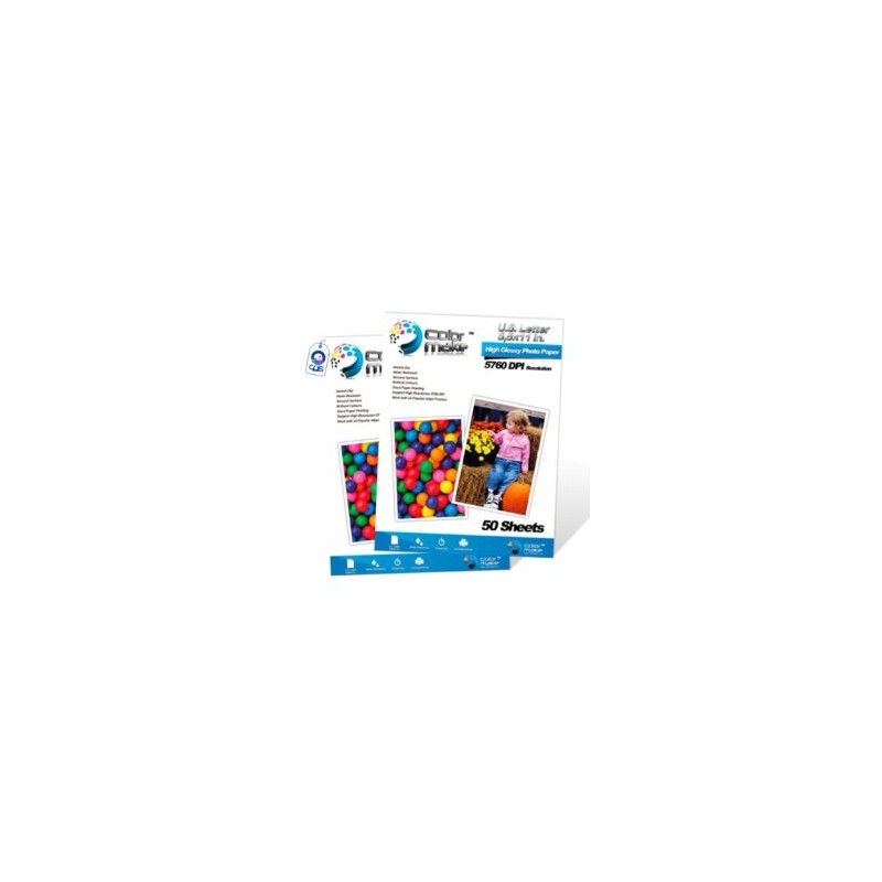 Papel Fotográfico Alto Brillo 210g Paquete con 50 Hojas