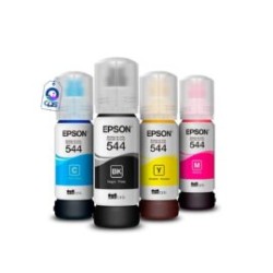 Kit de Tintas Original Epson 544 (65ml Cyan, 65ml Magenta, 65ml Amarillo, 65ml Negro)