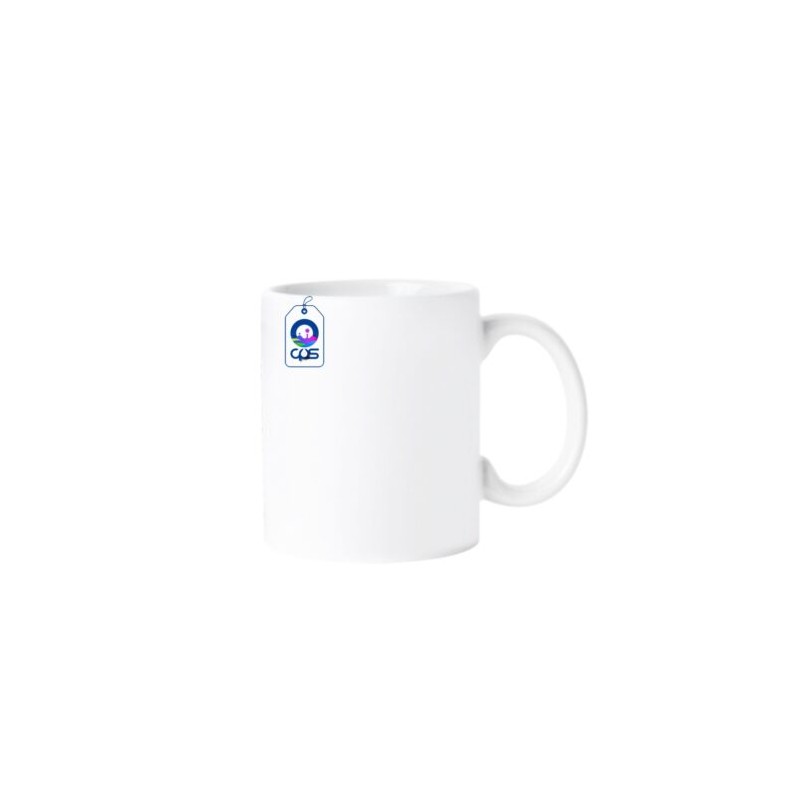 Taza de Cerámica 11oz Blanca Calidad «A» Blue Heat