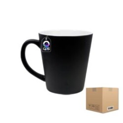Taza de Cerámica Cónica 12oz Mágica Caja con 36 piezas