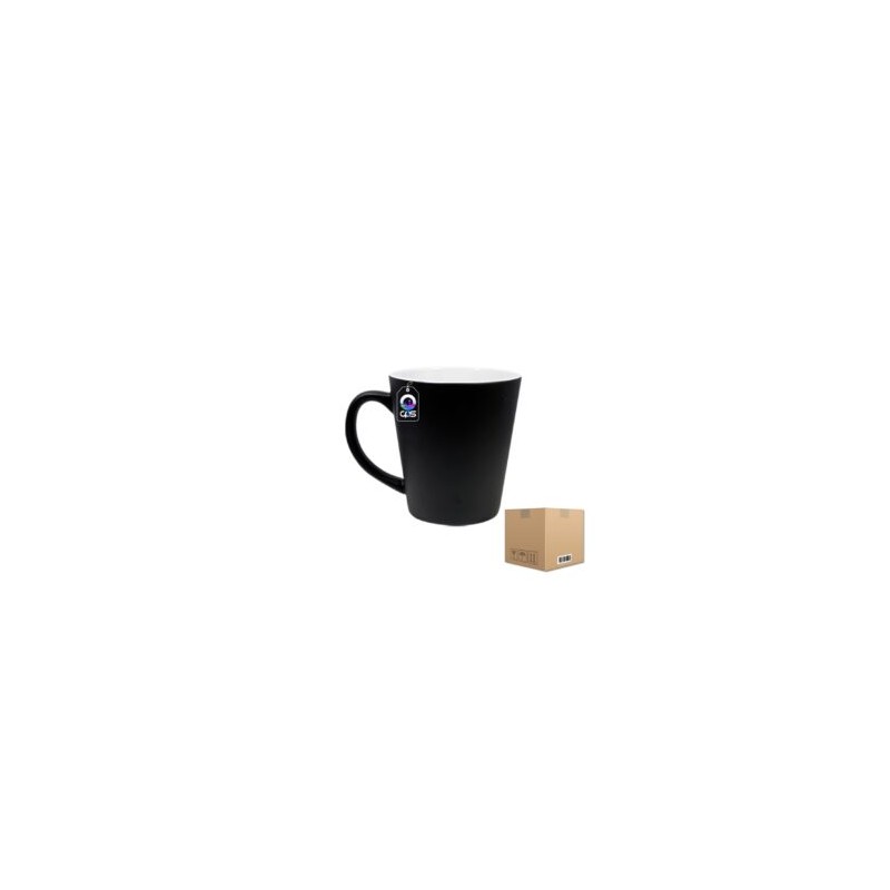 Taza de Cerámica Cónica 12oz Mágica Caja con 36 piezas