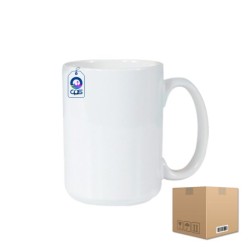 Taza de Cerámica 15oz con Base Recta Caja  con 36 piezas