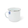 Taza / Pocillo de Peltre Filo Plata 10oz