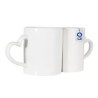 Taza de Cerámica 11oz Pareja Asa de Corazón