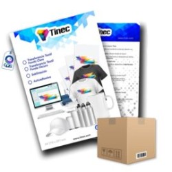 Papel para Sublimar A4 100g Secado Rápido Paquete con 100 Hojas Tinec Caja con 20 paquetes
