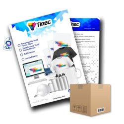Papel para Sublimar A4 100g Secado Rápido Paquete con 100 Hojas Tinec Caja con 20 paquetes
