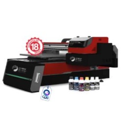 Impresora UV Cama Plana 60cm x 90cm con Rotativo