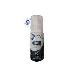 Tinta para Sublimar Botella 70g Color Negro Color Make