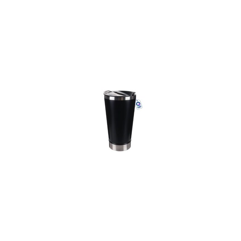 Vaso Cónico Acero Inoxidable con Destapador Térmico 600ml para Grabado Laser