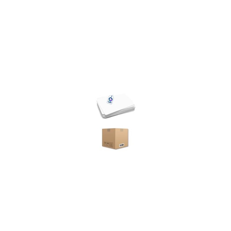 Tarjeta PVC sublimable caja con 250pz