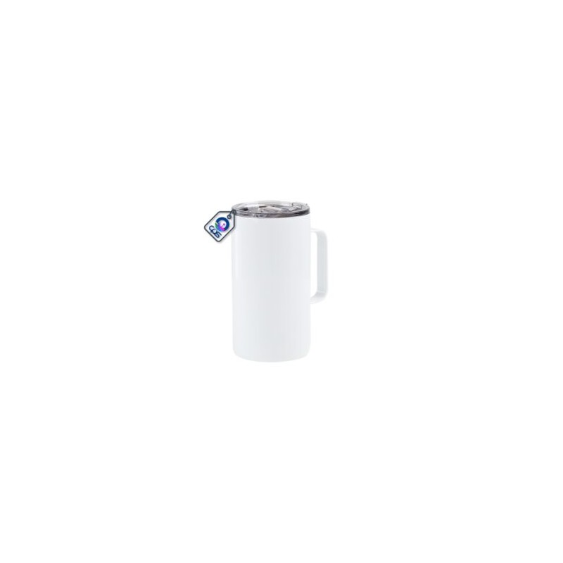 Tarro de Acero Inoxidable, Térmico con Tapa de 600ml
