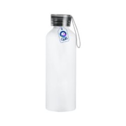 Botella Deportiva de Aluminio 750ml Tapa Transparente