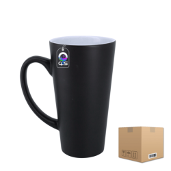 Taza de Cerámica Cónica 17oz Mágica Caja con 24 piezas