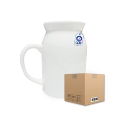 Taza de Cerámica Lechera 350ml Caja con 36 piezas
