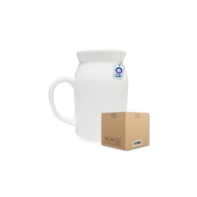 Taza de Cerámica Lechera 350ml Caja con 36 piezas
