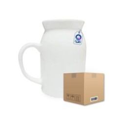 Taza de Cerámica Lechera 350ml Caja con 36 piezas