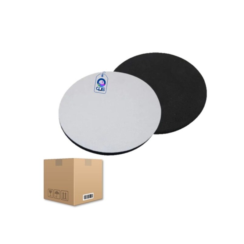 Mouse Pad de Neopreno Circulo 20cm x 2mm Caja con 200 piezas