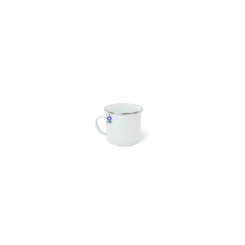 Taza / Pocillo de Peltre Filo Plata 10oz