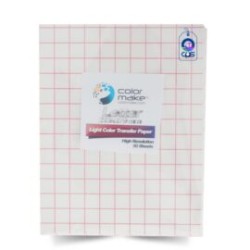 Papel Transfer Colores Claro Paquete con 100 Hojas