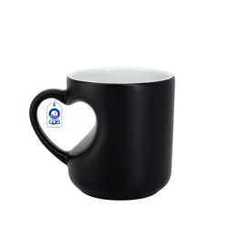 Taza de Cerámica 10oz Mágica Asa de Corazón